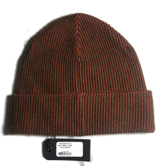 NWT rag & bone Finch Beanie Army Green Combo - Picture 4 of 8